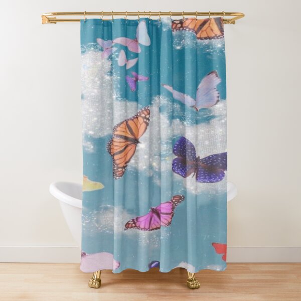 pix Aesthetic Shower Curtains