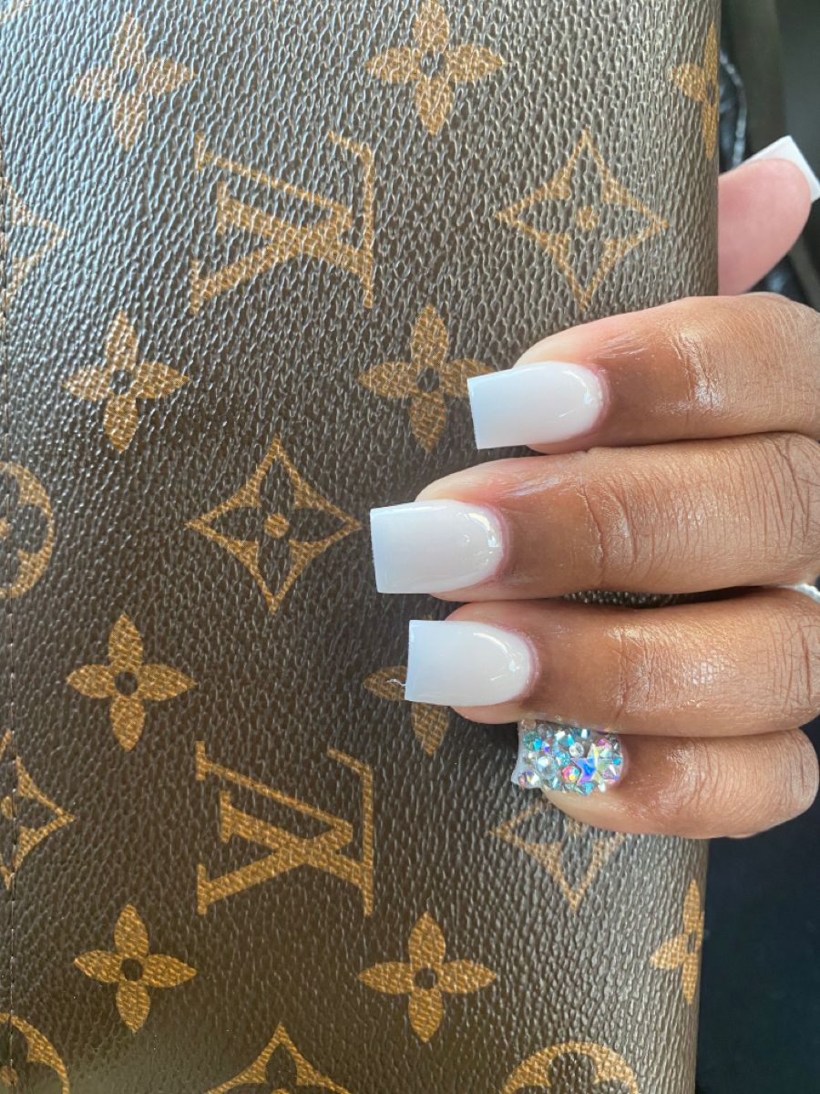 photo Baddie Short Square Nails