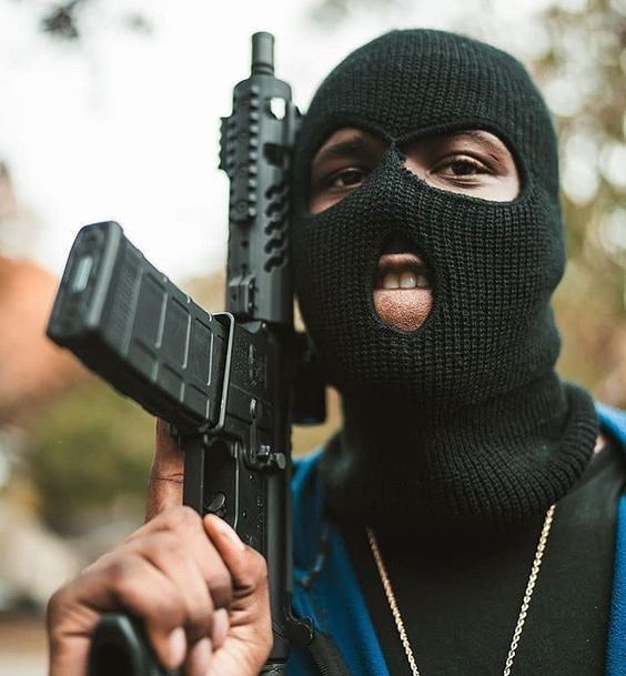 images Balaclava Aesthetic Gun