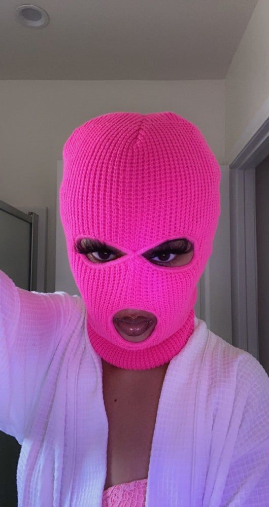 pics Balaclava Aesthetic Pink