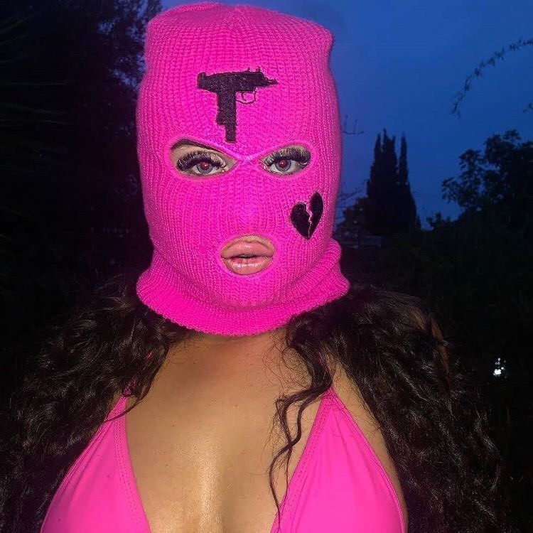 pix Balaclava Aesthetic Pink