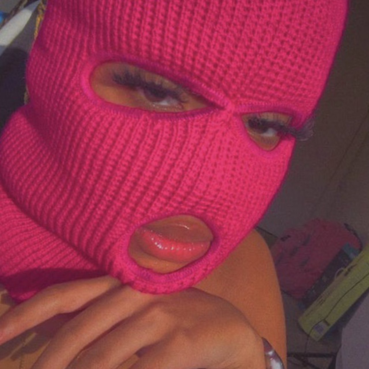 pix Balaclava Aesthetic Pink