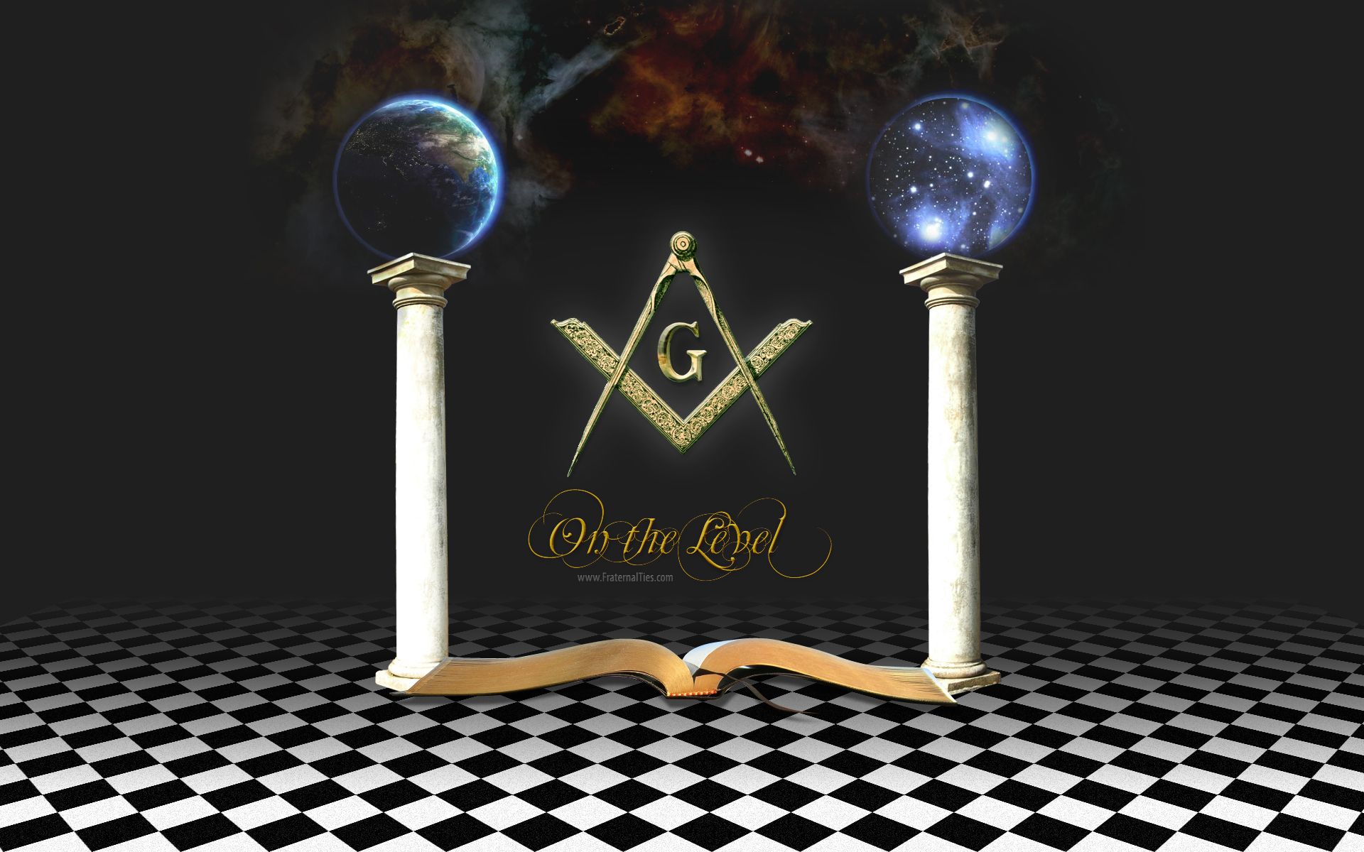 picture Black Freemason Wallpaper