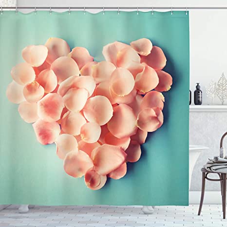 pix Coral Shower Curtain Sets