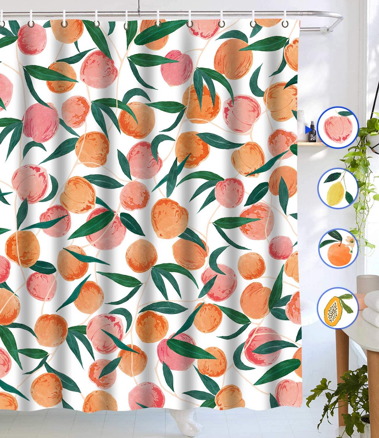 pix Cute Aesthetic Shower Curtains