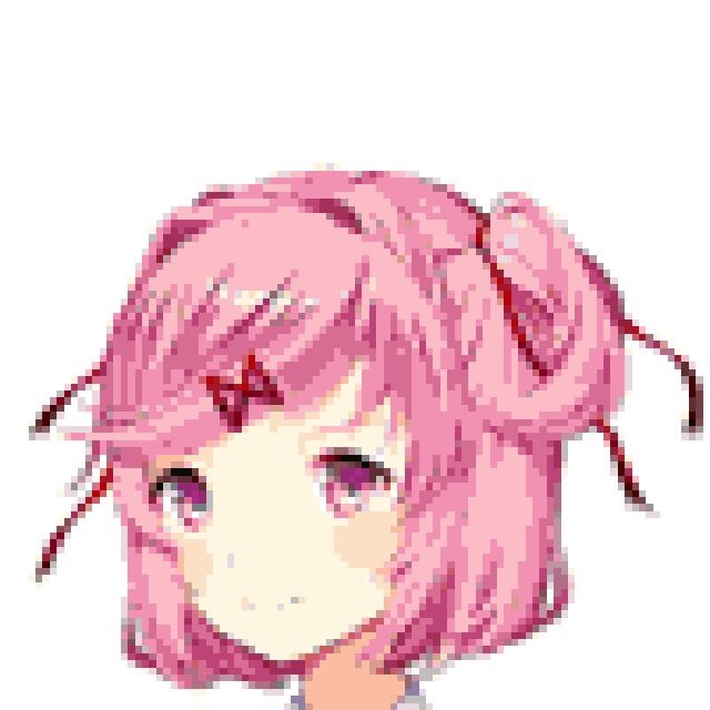 pic Ddlc Natsuki Pixel Art