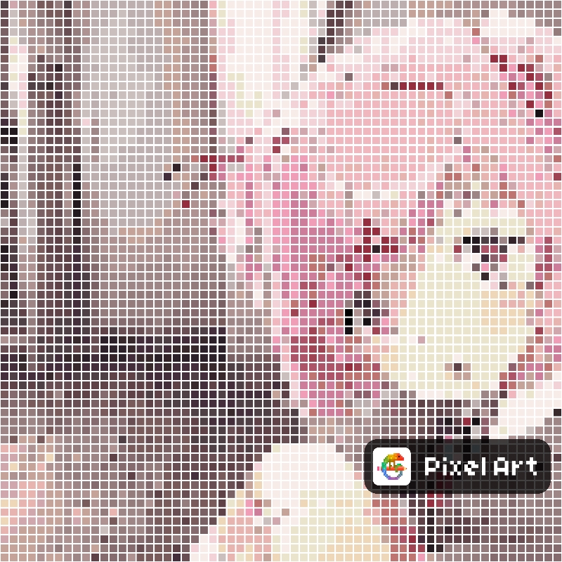 wallpapers Ddlc Pixel Art Grid