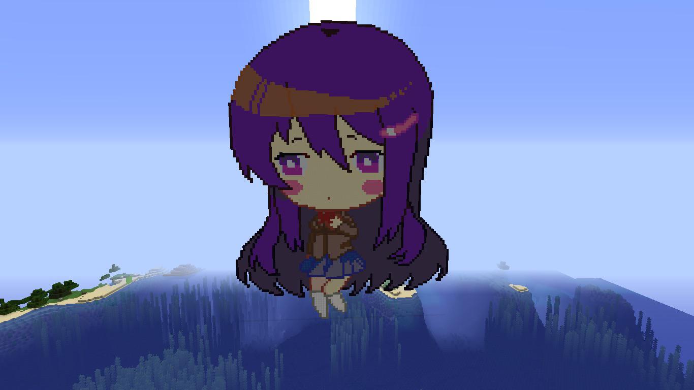 wallpapers Ddlc Pixel Art