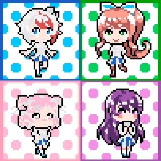 picture Ddlc Pixel Art