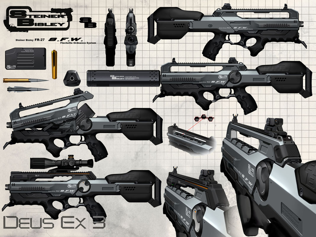 pix Deus Ex Human Revolution Weapons