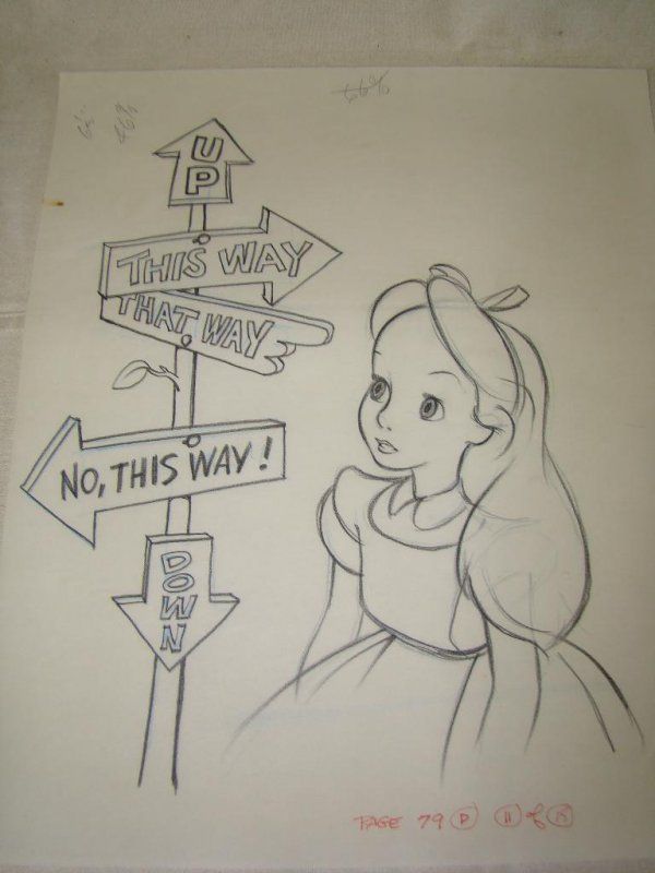 images Disney Alice In Wonderland Sketches