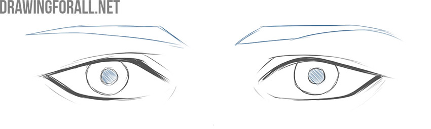 wallpapers Eye Drawing Anime Boy