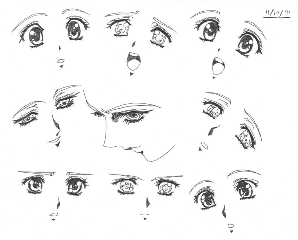 images Eye Drawing Anime Cute