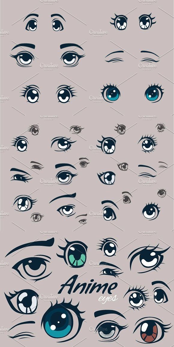 images Eye Drawing Anime Cute