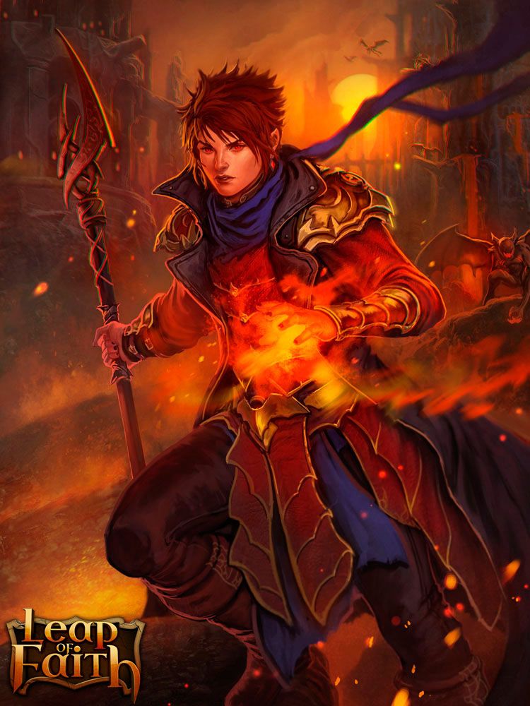 pic Fantasy Art Fire Mage