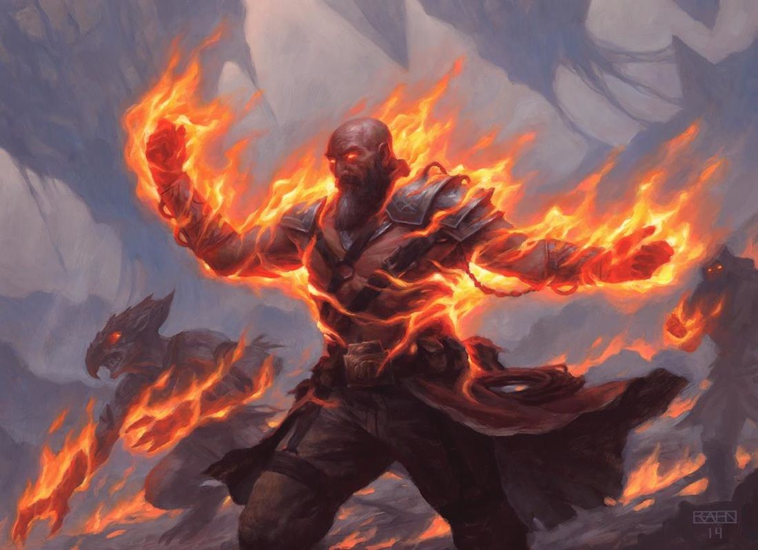 picture Fantasy Art Fire Mage