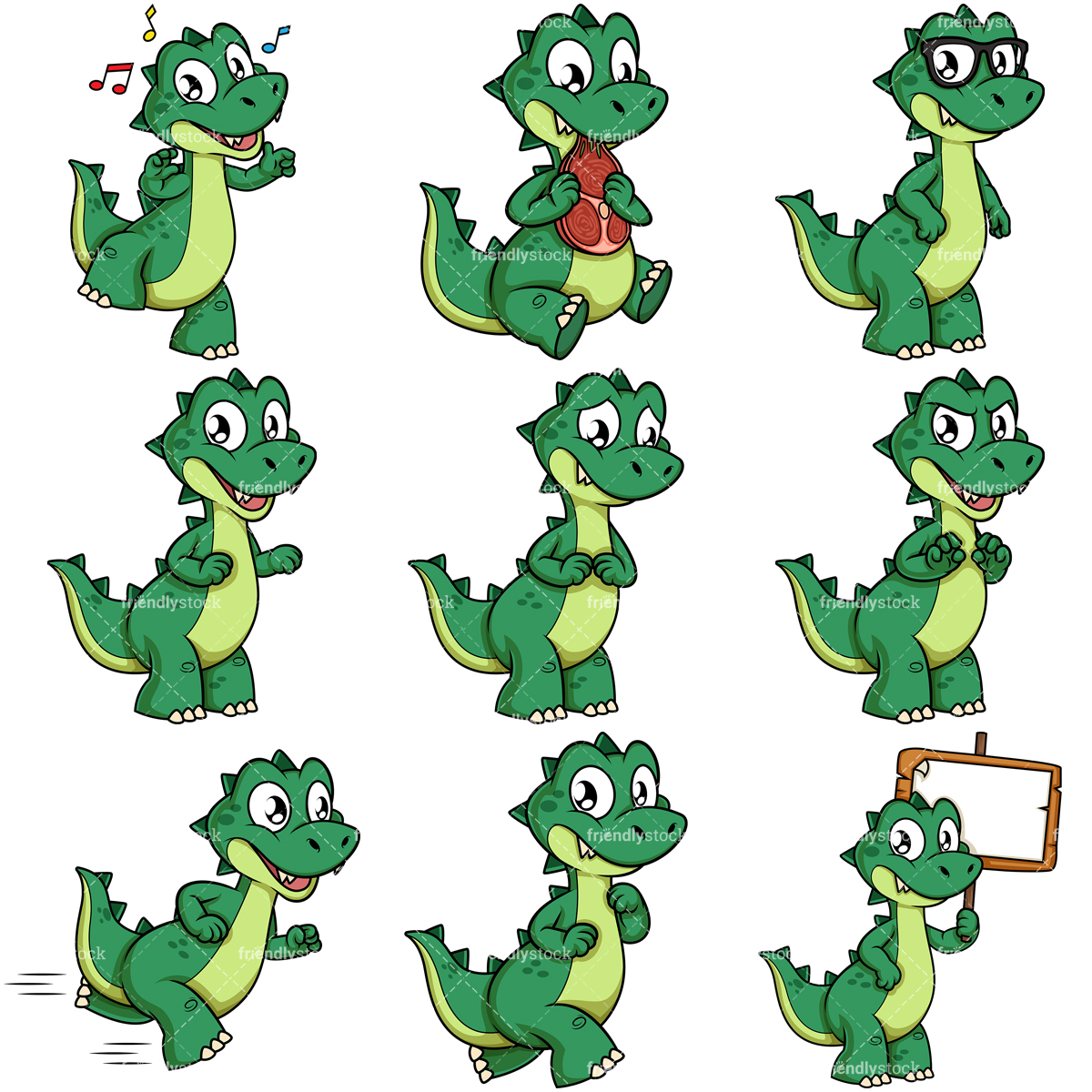 pics Green Dinosaur Cartoon Png