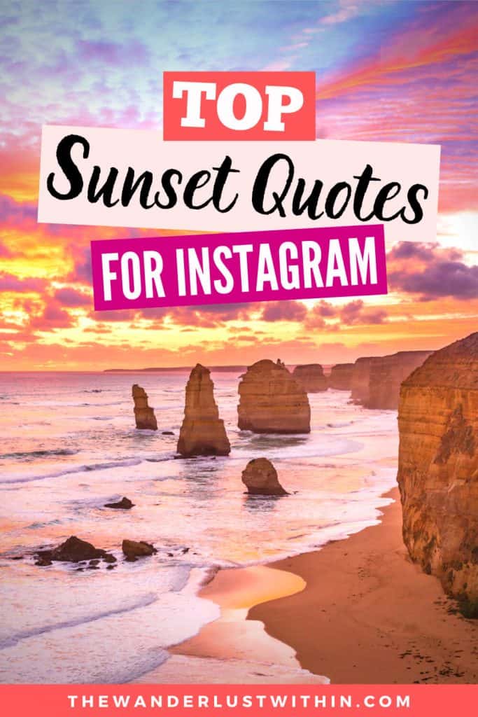 images Happiness Sunset Quotes Instagram