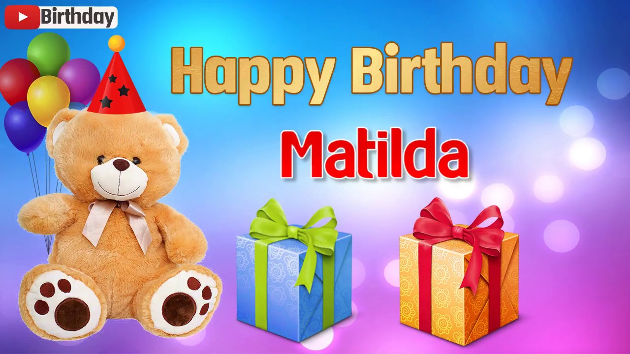 Featured image of post Happy Birthday Matilda Gif