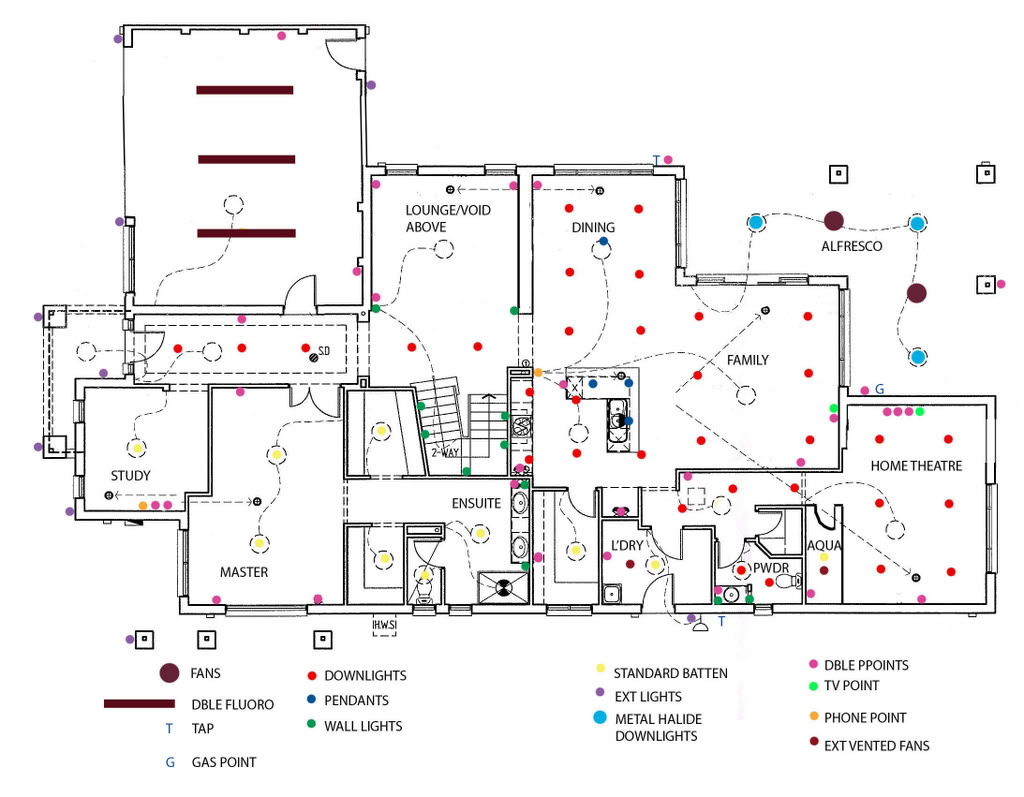 pix House Electrical Plan Australia