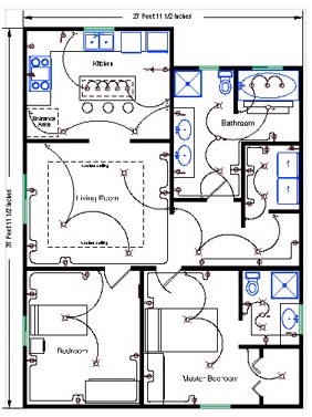 images House Electrical Plan Layout
