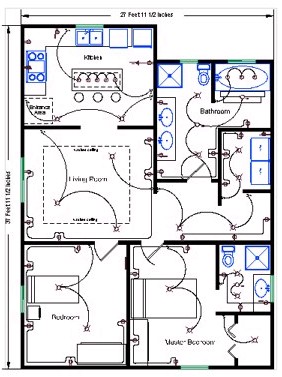 pics House Electrical Plan Legend