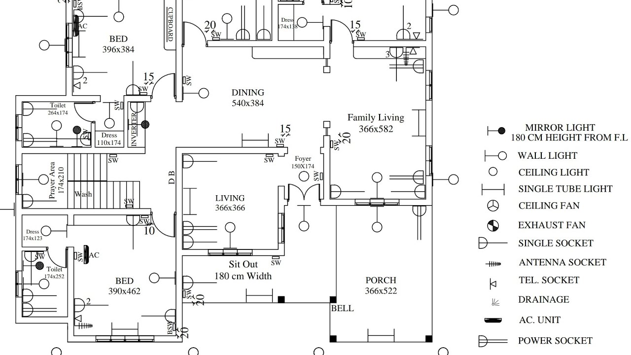 pic House Electrical Plan Sample