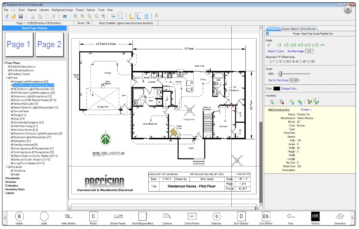 pics House Electrical Plan Software