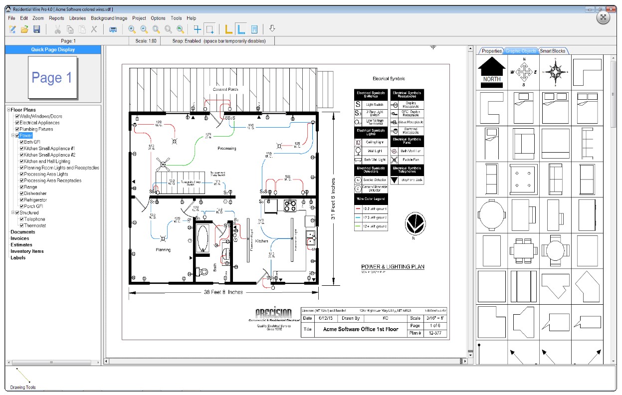 pix House Electrical Plan Software