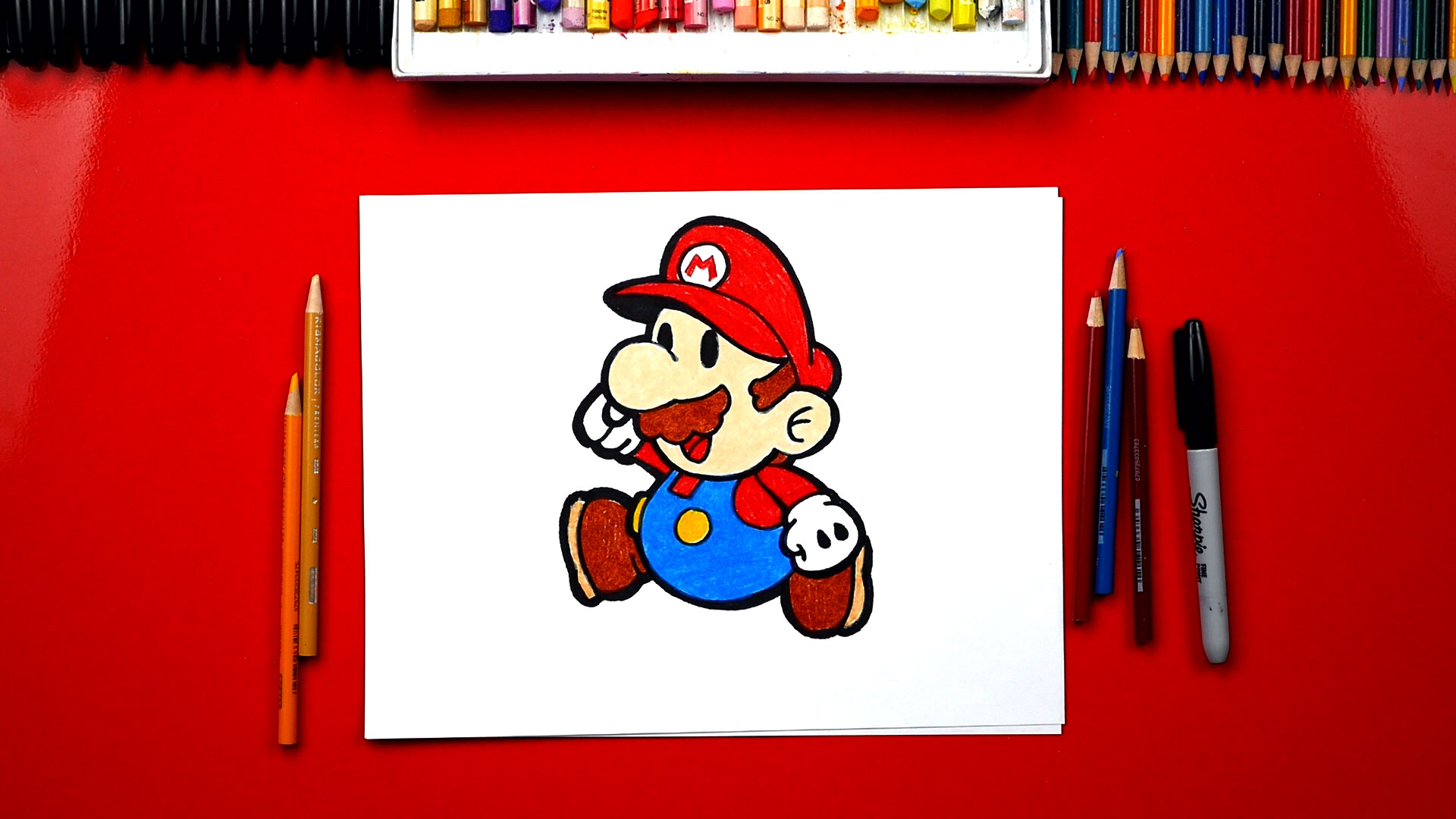 photo How To Draw Mario Characters Art For Kids Hub