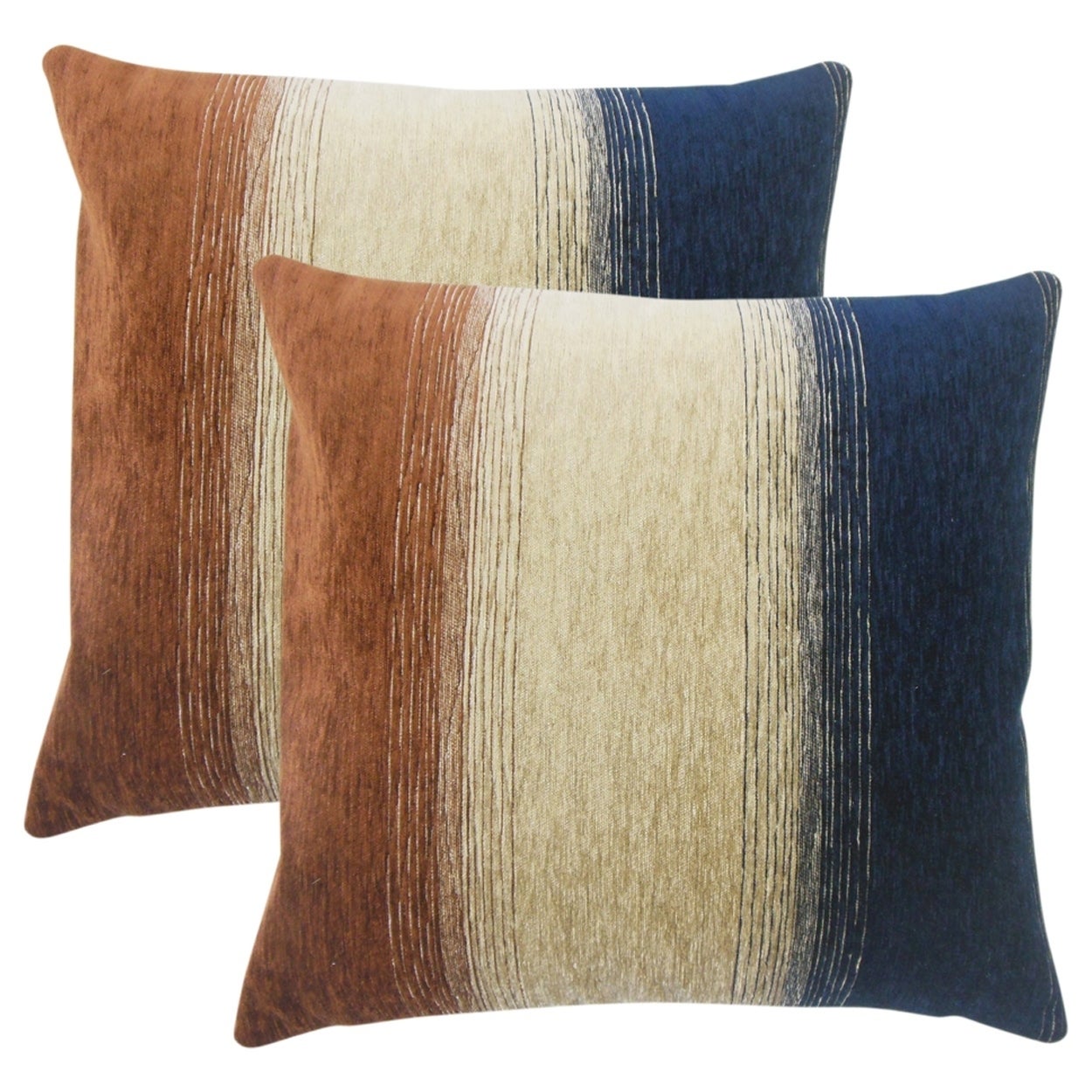 images Navy And Cognac Pillows