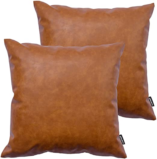 picture Navy And Cognac Pillows