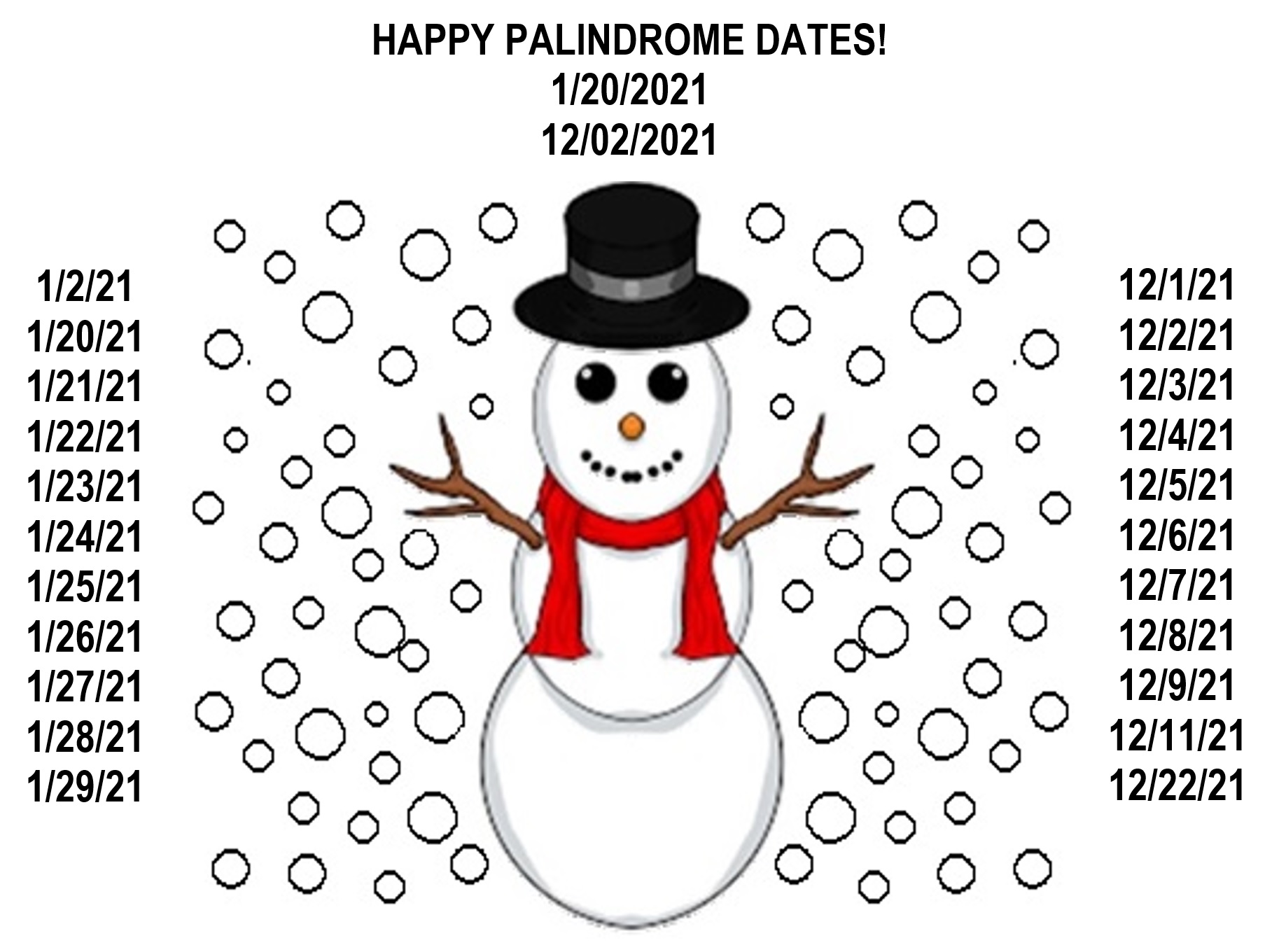 picture Palindrome Dates 2021 February