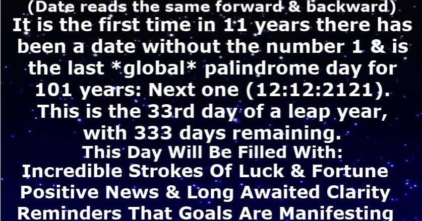 pics Palindrome Dates 2021 Spiritual Meaning