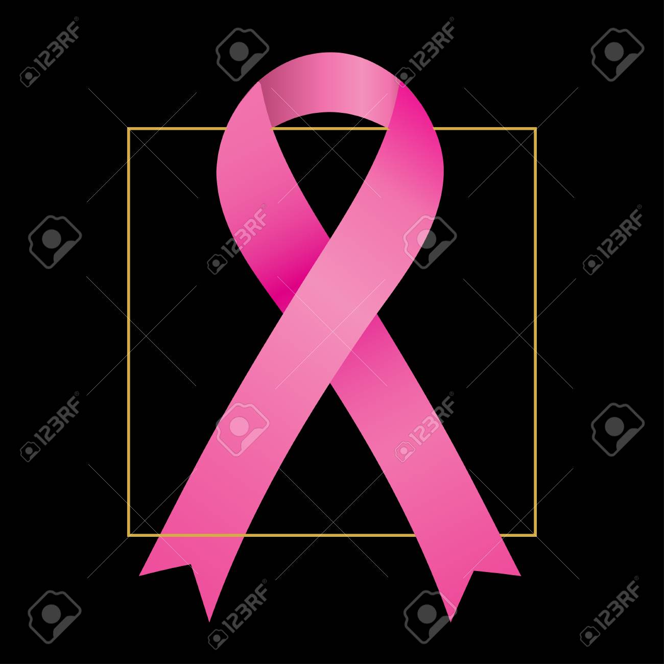 wallpapers Pink Breast Cancer Ribbon Black Background