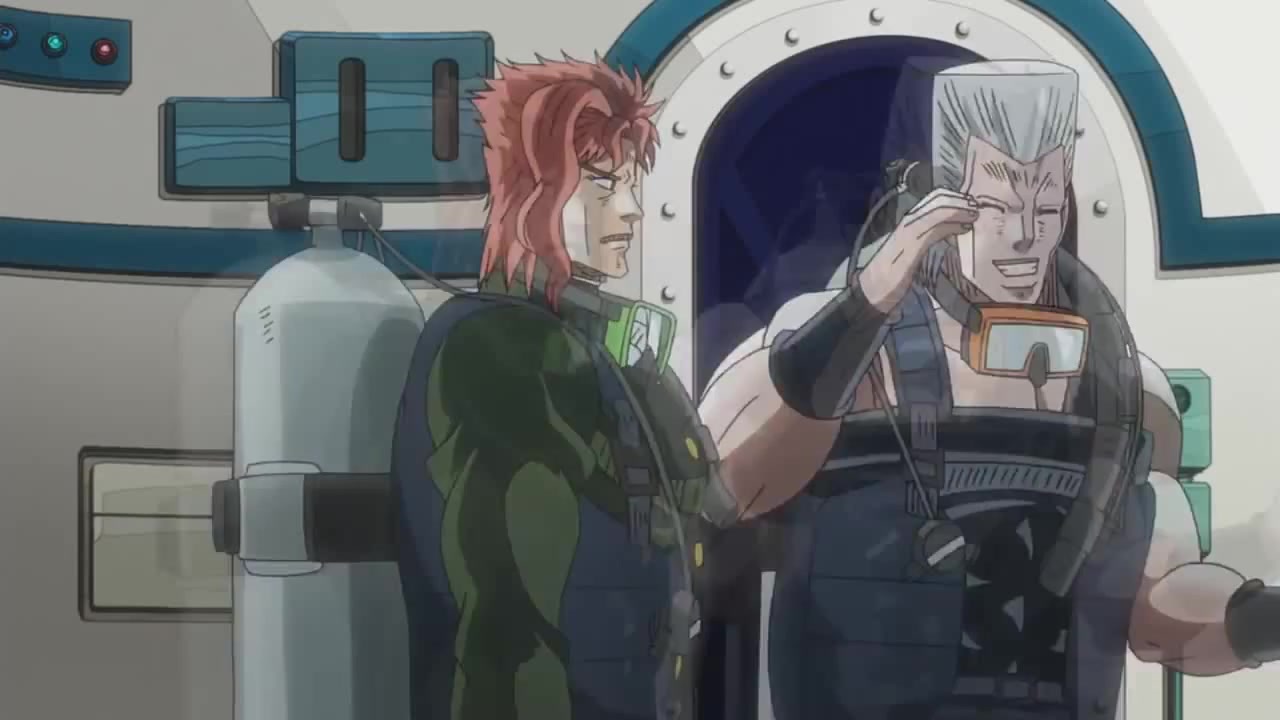 pix Polnareff And Kakyoin Handshake Gif