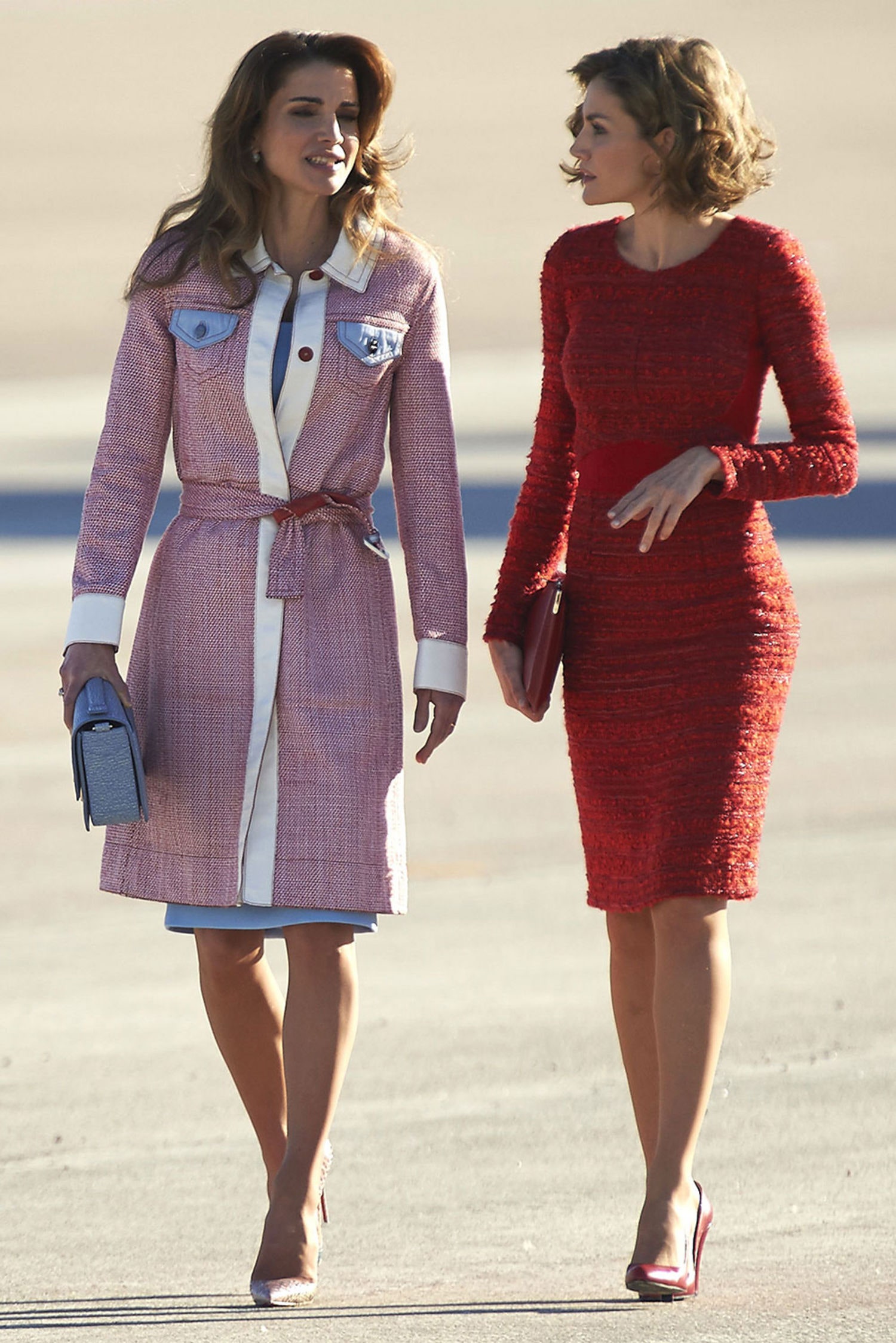 photo Queen Letizia Of Spain And Queen Rania Of Jordan