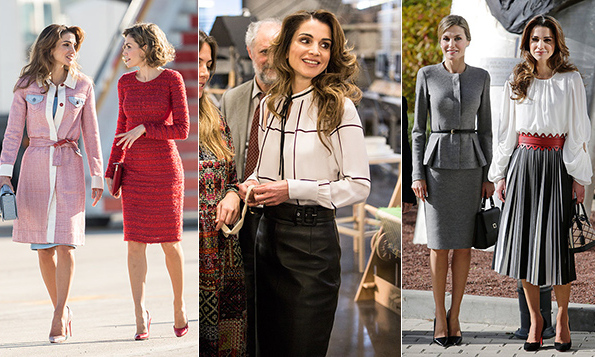 pix Queen Letizia Of Spain And Queen Rania Of Jordan