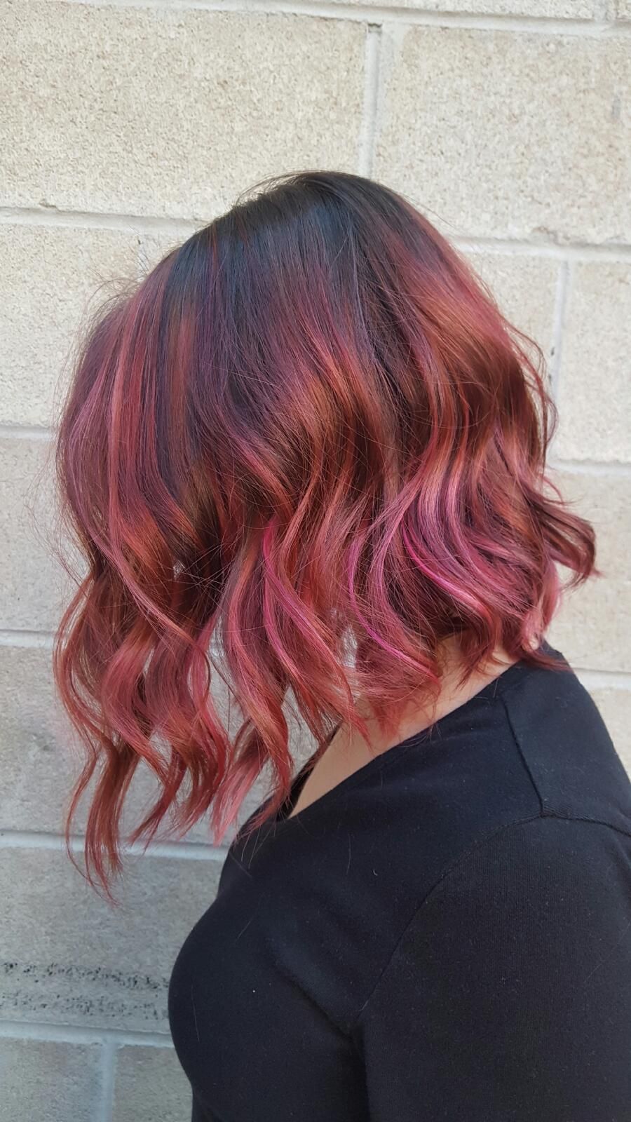 pic Raspberry Pink Dark Pink Hair