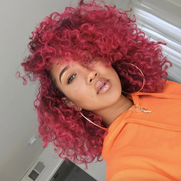 pic Raspberry Pink Dark Pink Hair