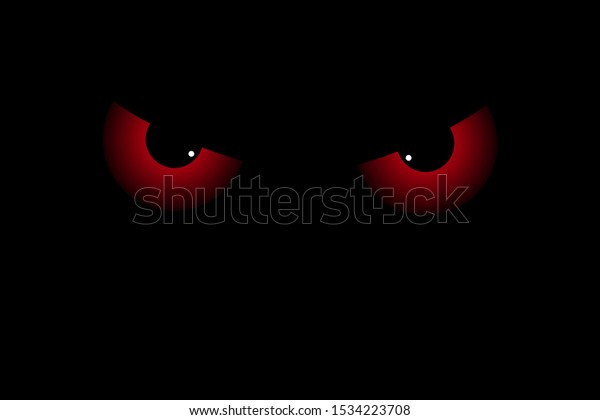 wallpapers Red Scary Eyes In The Dark