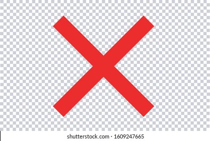 pic Red X Transparent Background