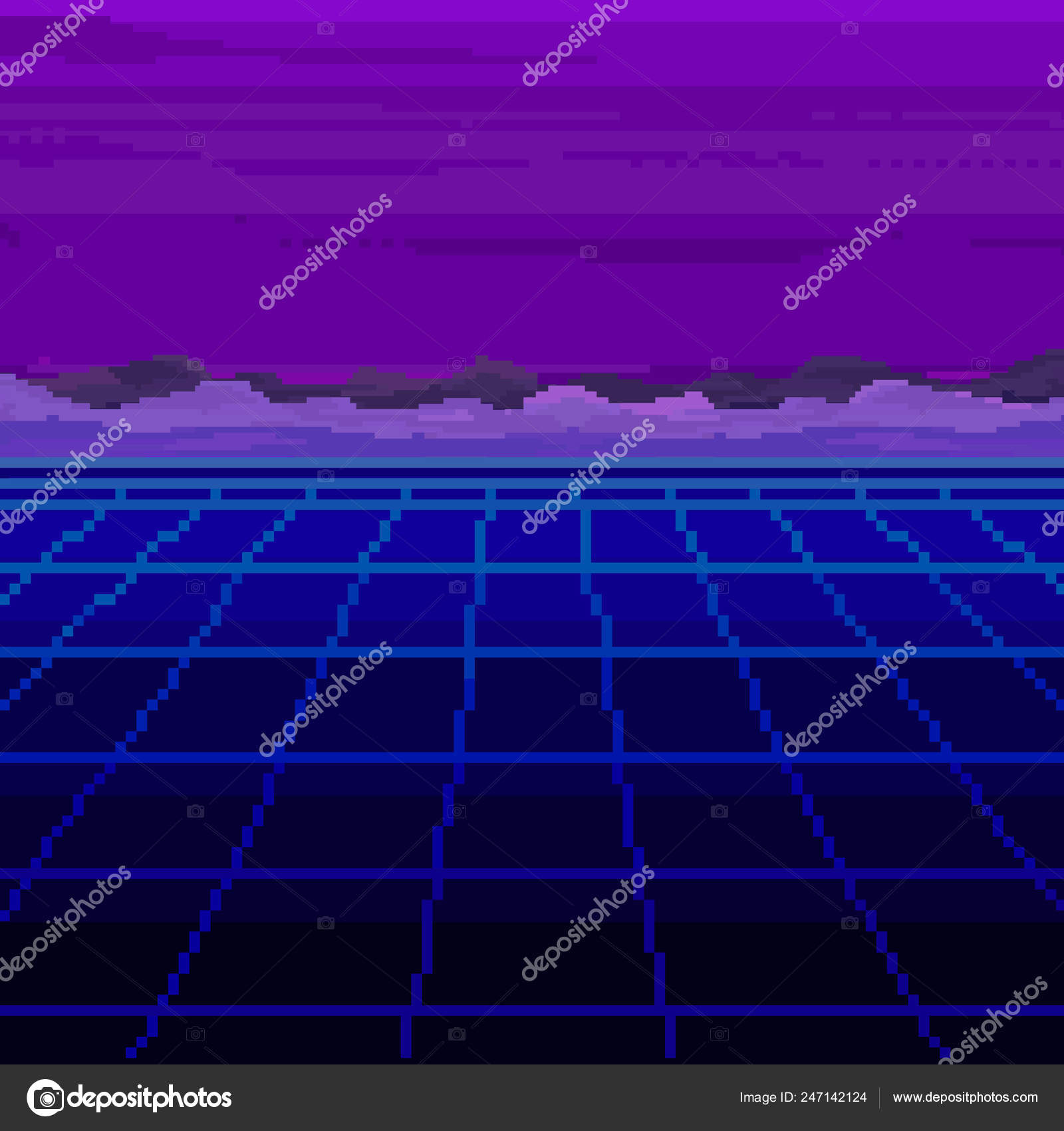 images Sci Fi Pixel Art Background