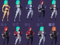 picture Sci Fi Pixel Art Character