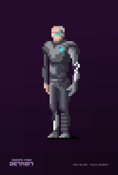 images Sci Fi Pixel Art Character