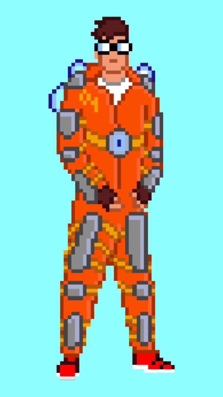 pics Sci Fi Pixel Art Character