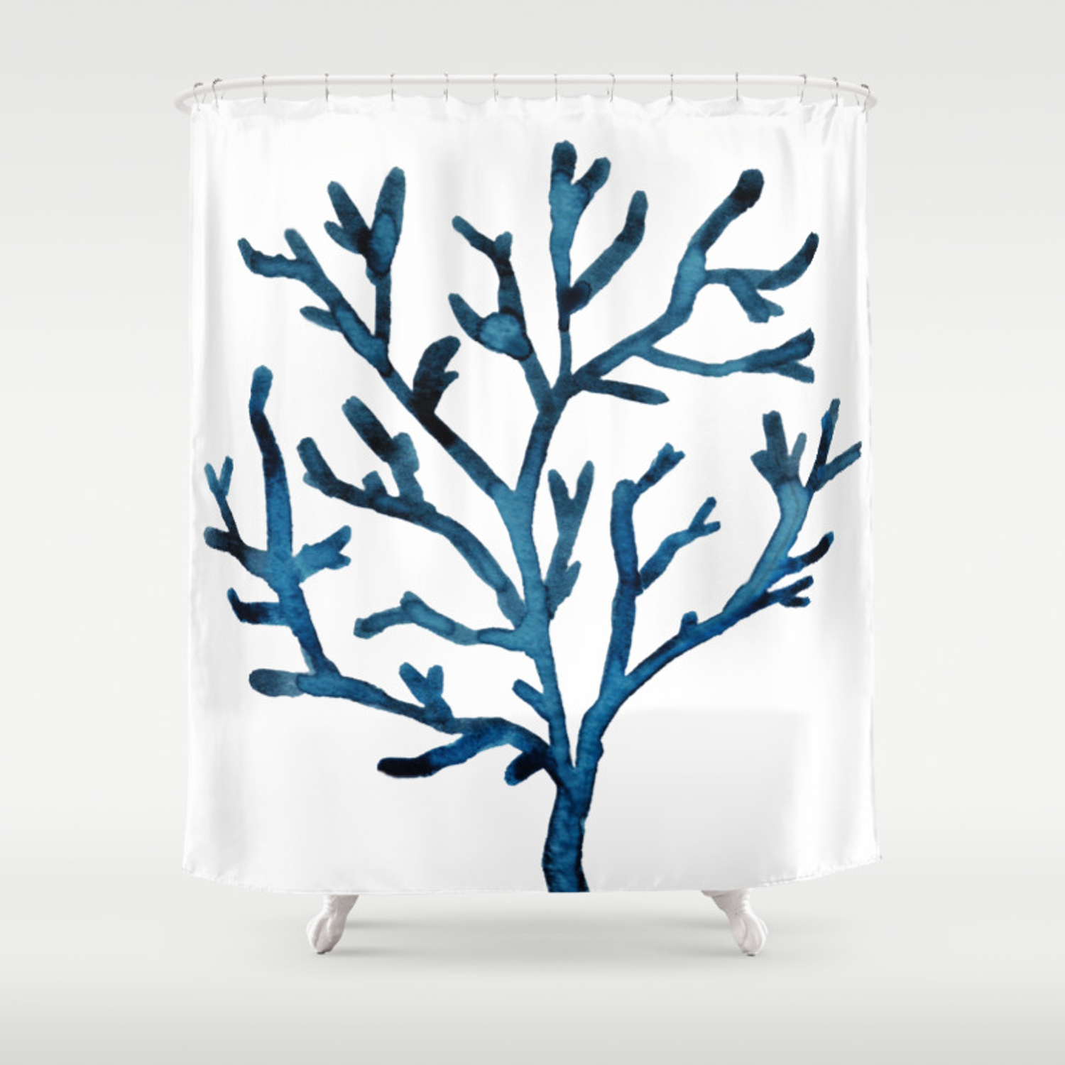 images Sea Coral Shower Curtain