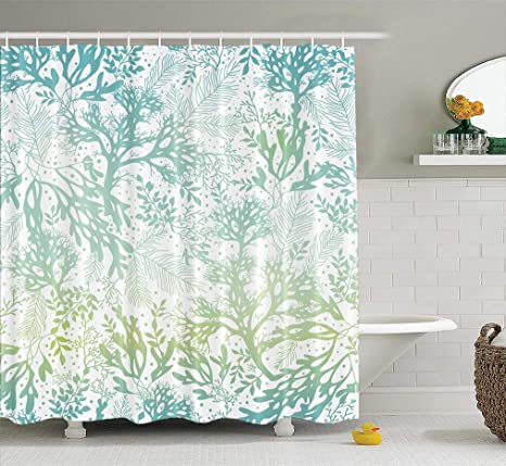 photo Sea Coral Shower Curtain