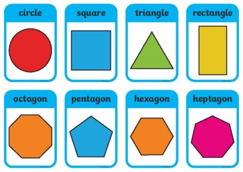 pic Shapes Flashcards Clipart