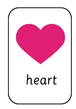 wallpapers Shapes Flashcards Heart